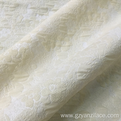 Beige Brocade Fabric Jacquard Fabric